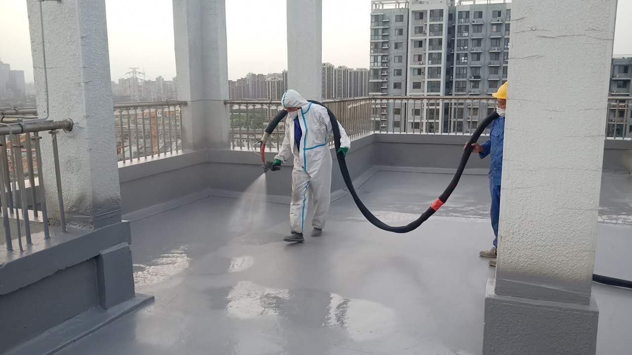 屋頂樓面防水噴涂聚脲